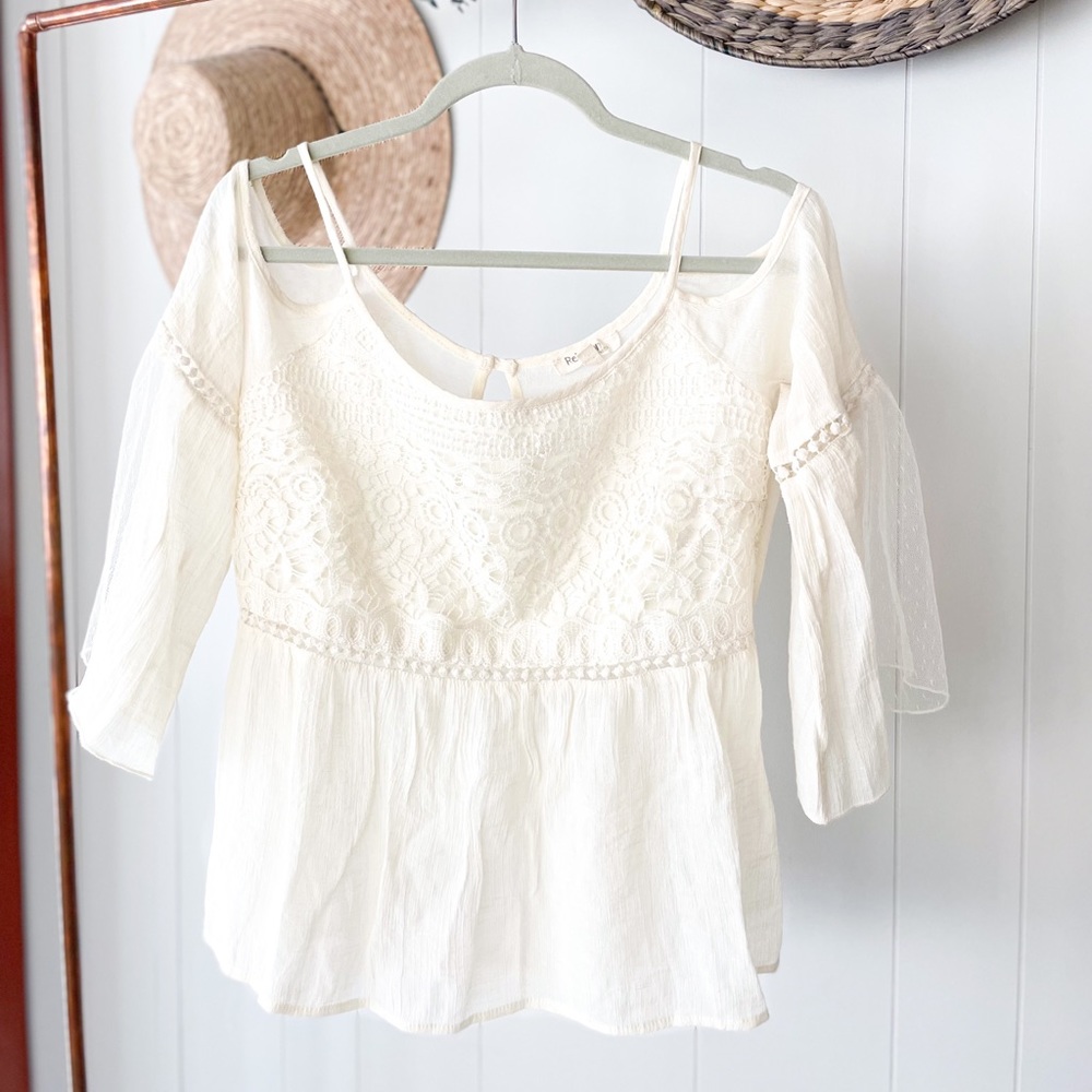 Cold Shoulder Boho Blouse
